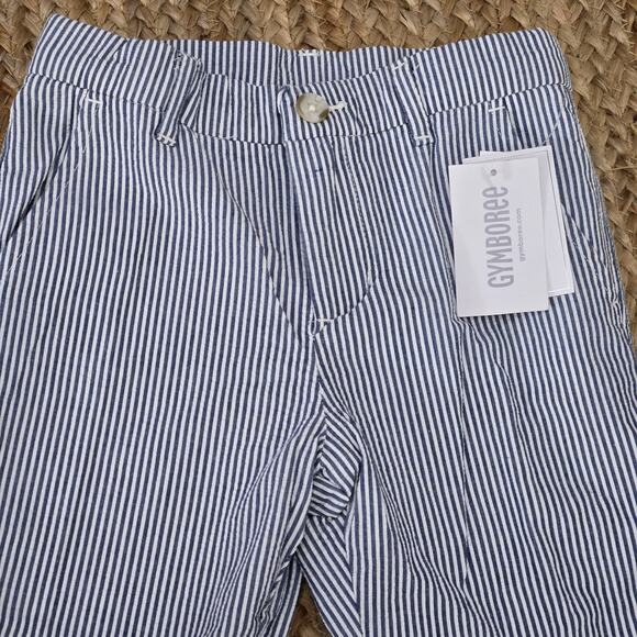 NWT GYMBOREE SEARSUCKER STRIPED PANTS Blue and White Special Ocassions Size 2T - Picture 4 of 7
